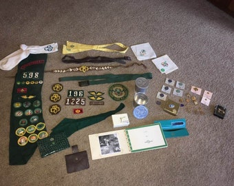 Vintage Girl Scout Collection: 51 Piece Set, Newtown PA Estate Find