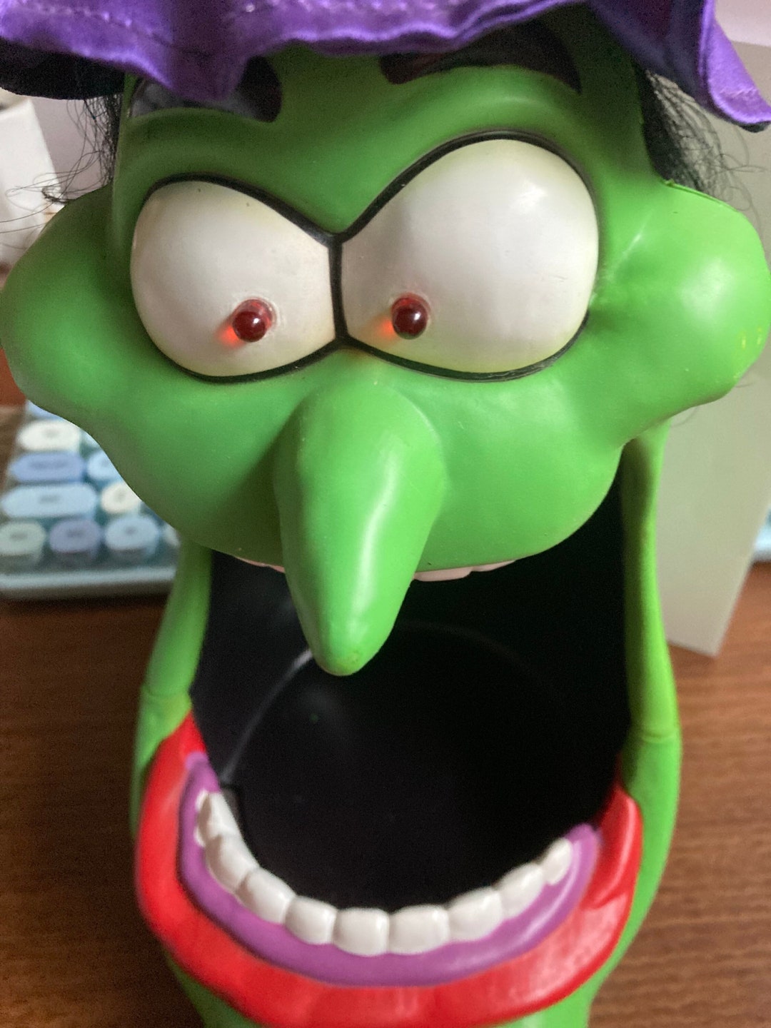 Vintage Broom Hilda Talking and Motion Activated With Different Sayings