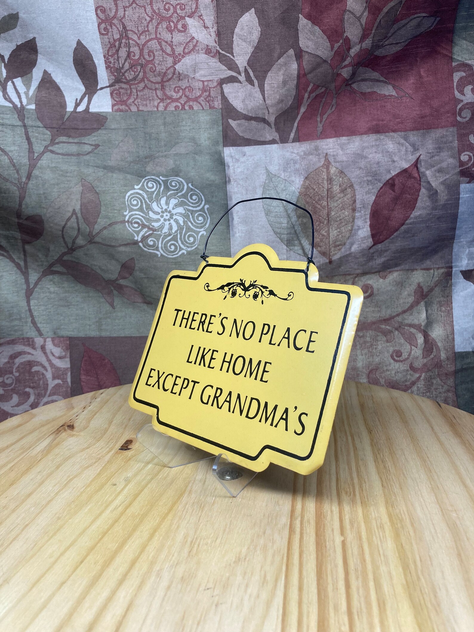 Grandma Sign There’s No Place Like Home Except Grandmas - Etsy
