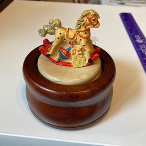 Vintage Musical Rocking horse decoration Great finds from Lisa