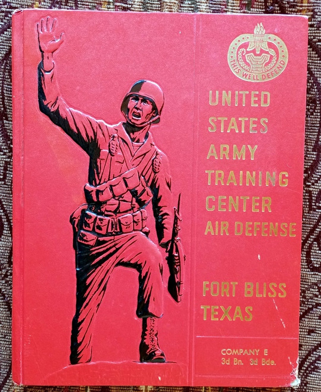 Original 1968 Fort Bliss Texas Military Yearbook US Army Training