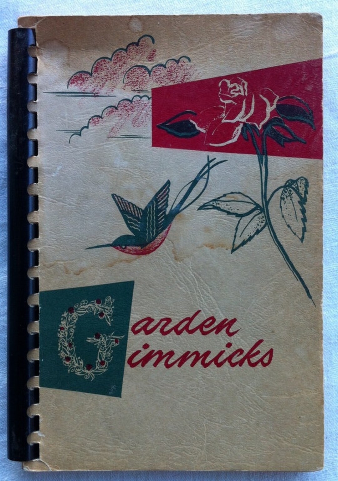 1953 Concord Illinois PTA Garden Gimmicks Book Walsworth Brothers
