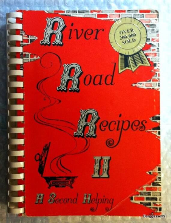 1982 River Road Recipes II A Second Cookbook Helping Junior Etsy