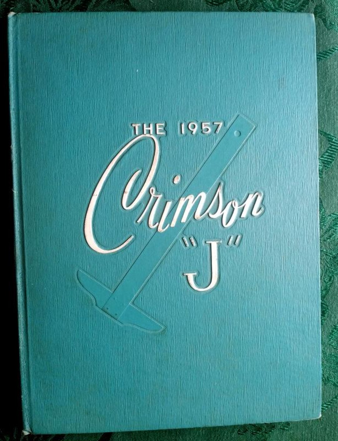 Original Vintage Jacksonville High School 1957 Yearbook Crimson J ...