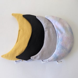 Moon Eye Pillow, Cooling or Heating Pad for Face, Rice Filled, Aromatherapy bild 2