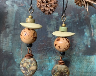 Forest Composition Earrings