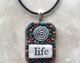 Swirl of Life pendant necklace