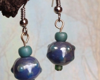 Periwinkle Planets Earrings