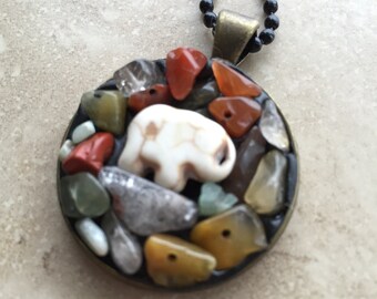 Lucky Elephant pendant necklace