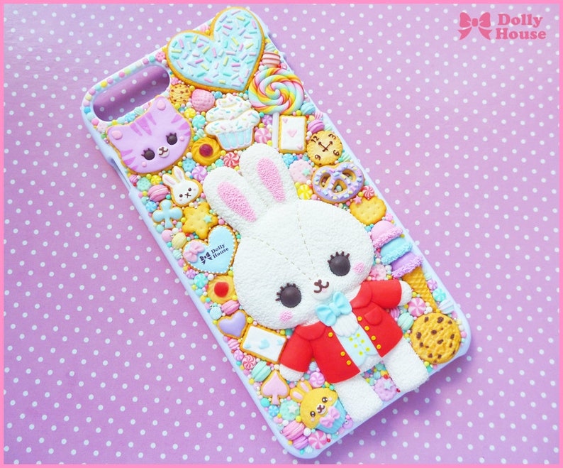 Kawaii sweet decoden iPhone 8 PLUS deco case Wonderland by Dolly House