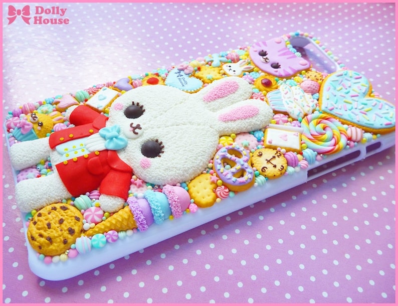 Kawaii sweet decoden iPhone 8 PLUS deco case Wonderland by Dolly House