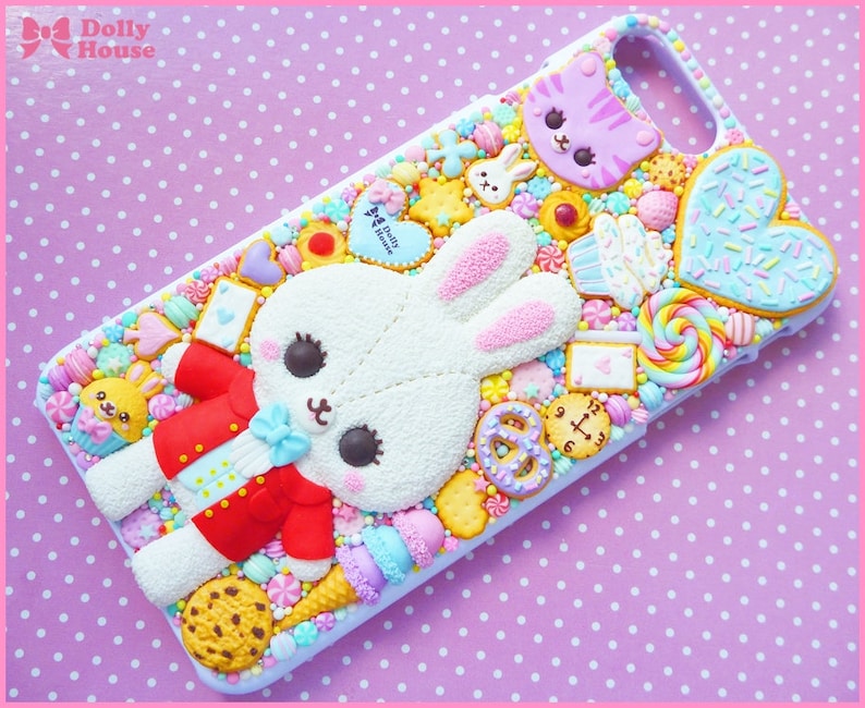 Kawaii sweet decoden iPhone 8 PLUS deco case Wonderland by Dolly House
