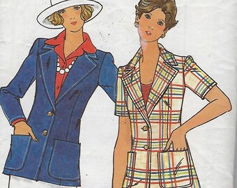 Butterick 3592 Misses' Jacket Size 16 Bust 38"