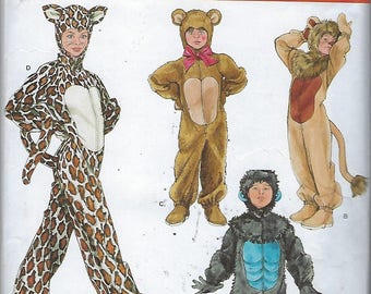 Simplicity 2855 Child's, Boys' And Girls' Costumes Size (Xs-L) UNCUT