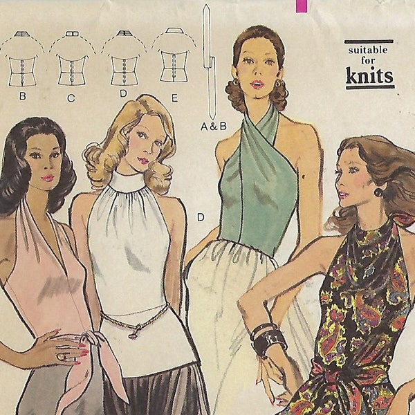 Vogue 8440 missers Blouse uitgerust voor Knits 12 buste 34 grootte "