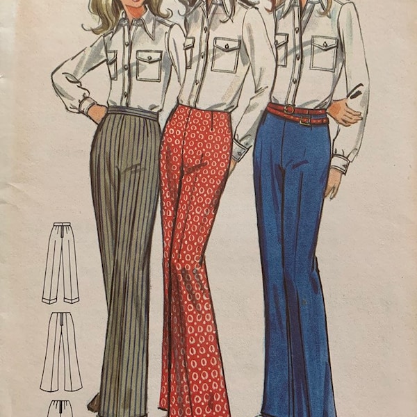 Butterick 5641 Misses' Proportioned Pants  Waist 24 Medium. Uncut