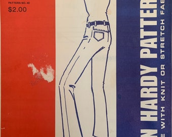 Jean Hardy Patterns No. 40. Misses’ Jeans. UNCUT