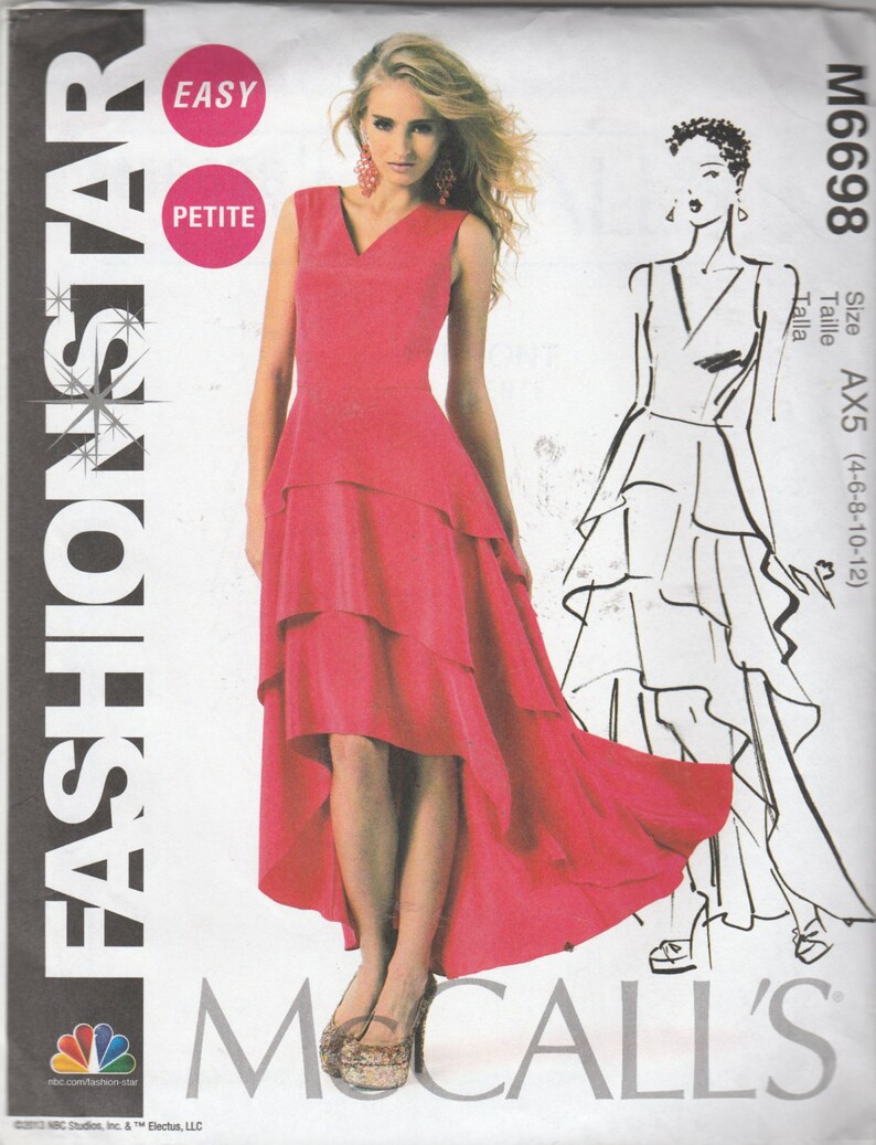 McCall's Pattern B6450-A50 Dress Sewing Pattern – Miss Petite Sizes 6-8-10-12-14 - View #11