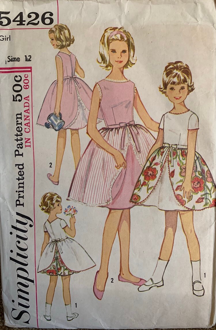 Simplicity 5426 Girls One Piece Dress Size 12 Uncut Etsy Simplicity 5426 Girls One Piece Dress Size 12 Uncut Etsy