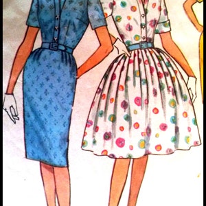 Simplicity 4425 Misses' One Piece Dress With Two Skirts Bust 32 image 2