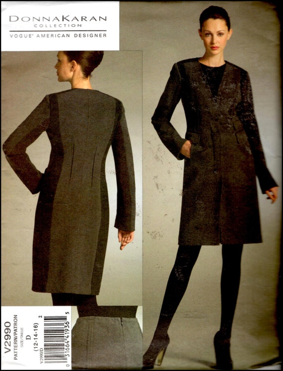 Vogue V2990 Jacket And Skirt Size 12-16 UNCUT | Etsy