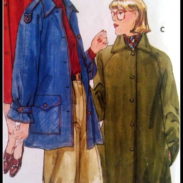 Butterick 5078  Misses' Coat And Jacket   Size 14  UNCUT