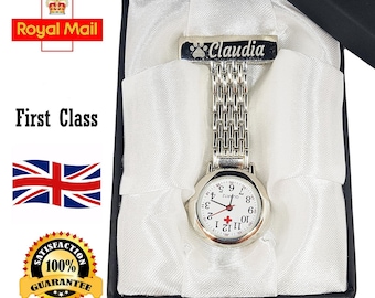 Personalized Nurse Fob Watch, Engraved Medical Gift, Student Nurse Gift