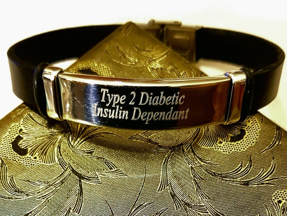 Medical Alert ID Bracelet, Custom Medical Awareness, Personalised