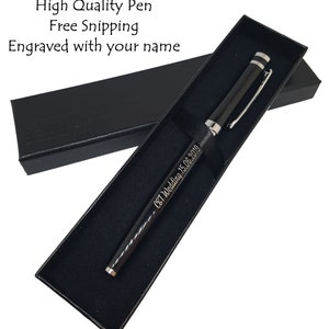 Engraved Custom High quality Pen Father&#39;s day Gift, Personalized Pen, Personalised gifts for dad, Daddy&#39;s pen, Employee Appreciation Gift