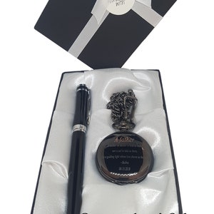 Personalised Pocket Watch, Teacher Gift, Doctors Gift, Wedding Gift, Personalized Fountain Pen, Engraved Gift, Custom Watch