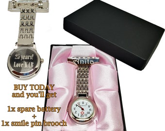 Nurse Employee Appreciation Gift Personalized Fob Watch Nurse Nurse Graduation Gift Vet Doctors Gift for Midwife Gift for Nurse Etsy