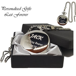 Personalized Groomsmen pocket watch, fathers day gift, engraved pocket watch, Custom pocket watch, Wedding Gift, Best man