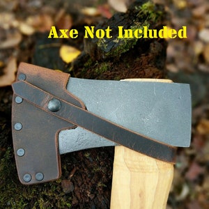 Hults Bruk Atran Felling Axe Buffalo Leather Sheath Mask (Axe NOT Included)