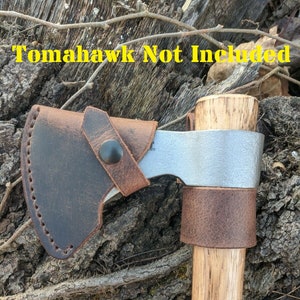 CRKT Woods Nobo T-Hawk Tomahawk Buffalo Leather Sheath (Axe NOT Included) - Columbia River Knife and Tool