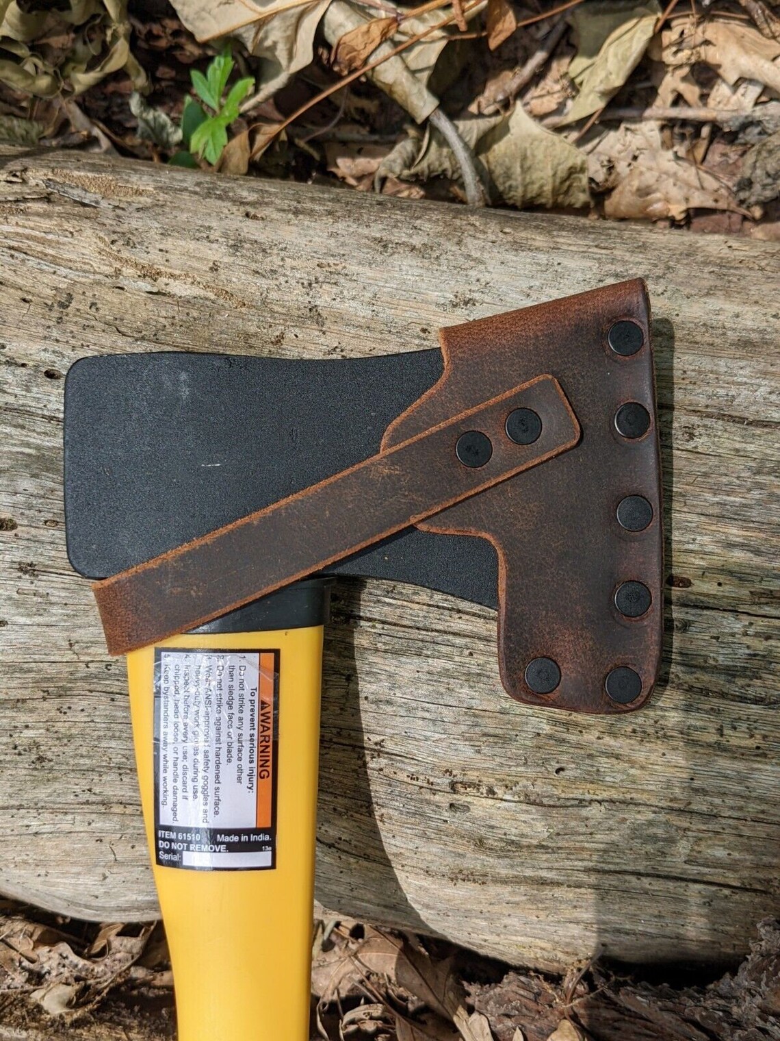 Harbor Freight 1.25lb Hatchet Buffalo Leather Sheath Mask axe Etsy