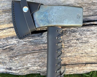 Council Tool 7 lb Splitting Maul Buffalo Leather Sheath (Axe NOT Included) "Ole No 7" Sledge Eye - Black