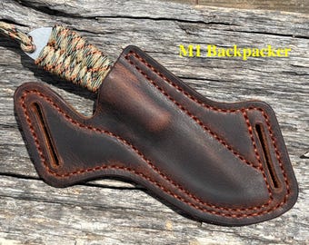The Fast Draw - White River Knives Custom Leather Sheath (Knife Not Included)