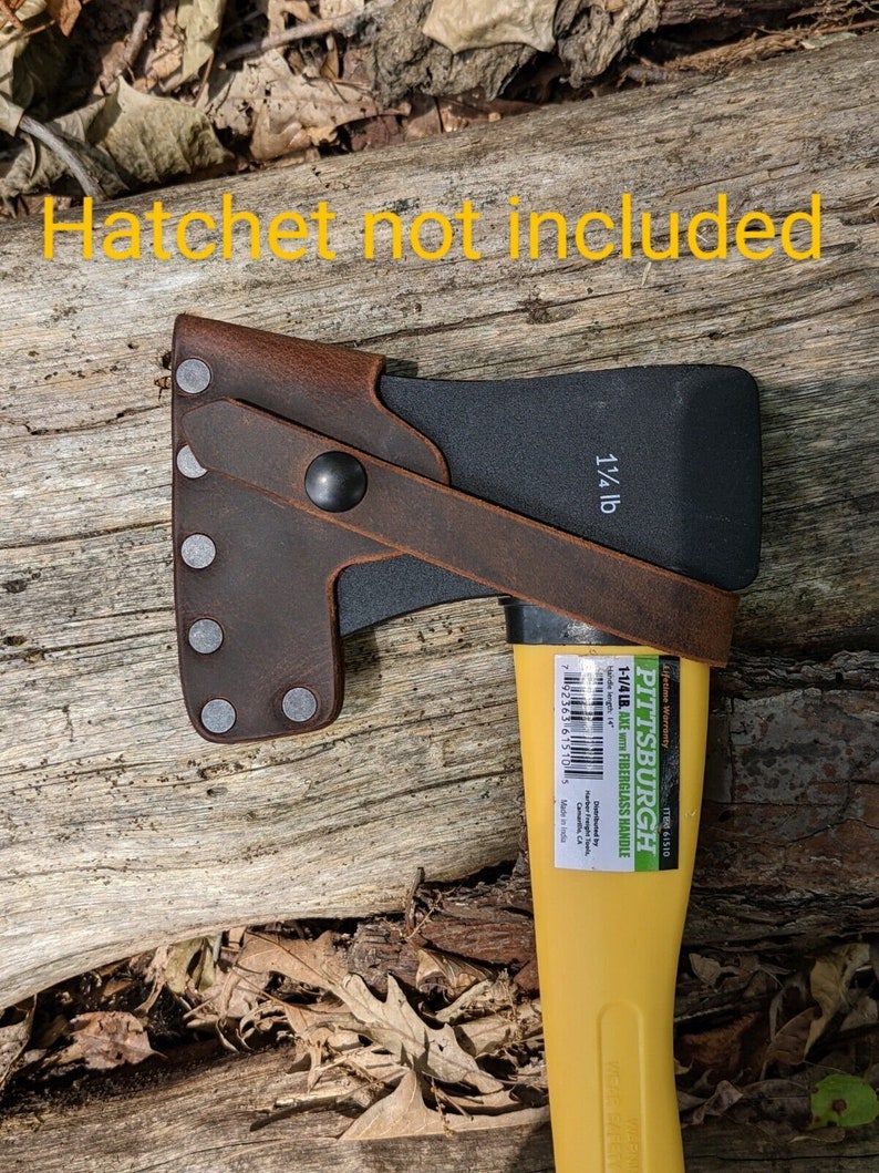 Harbor Freight 1.25lb Hatchet Buffalo Leather Sheath Mask axe Etsy