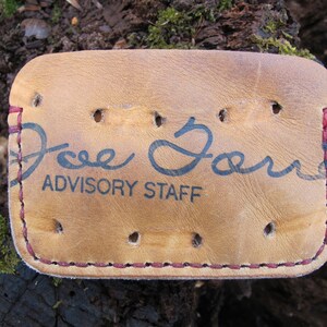 Vintage Baseball Glove Leather Two Pocket Card Wallet Case - Joe Torre Yankees