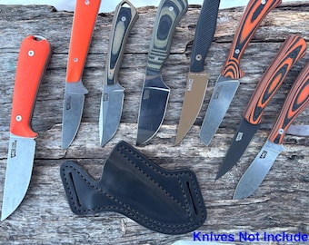 The Fast Draw - Montana Knife Company Knives Custom Leather Sheath (Knife Not Included)