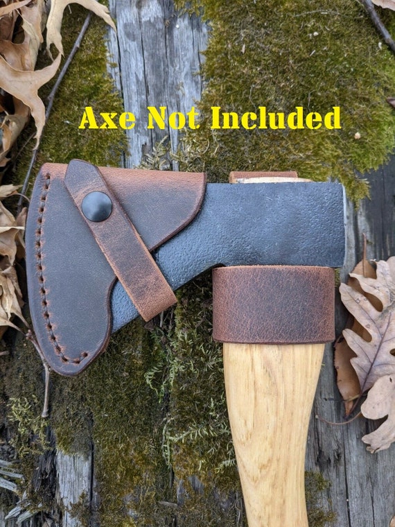 Marbles Leather Axe or Hatchet Sheath for up to 3.5" Blades 