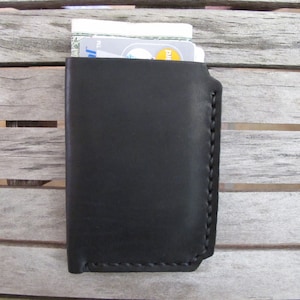 Handmade Horween Leather Minimalist Card Wallet