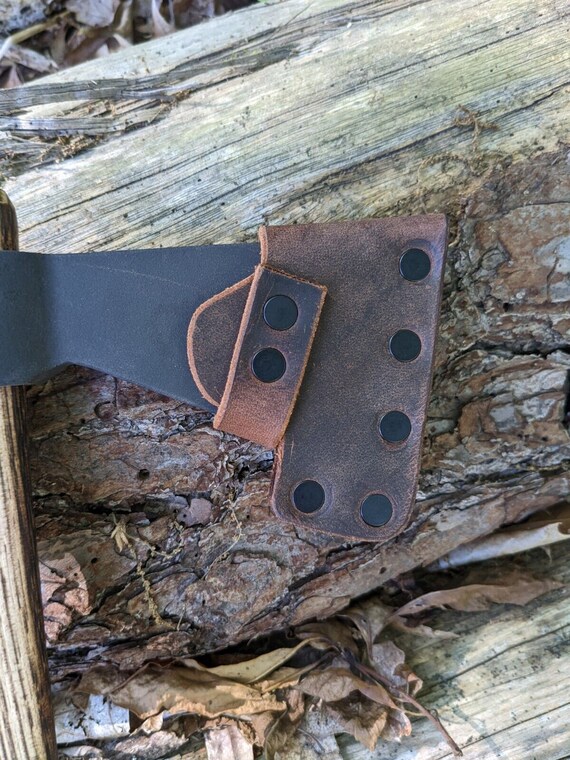 CRKT Chogan Hammer Hatchet Buffalo Leather Sheath Mask (axe NOT