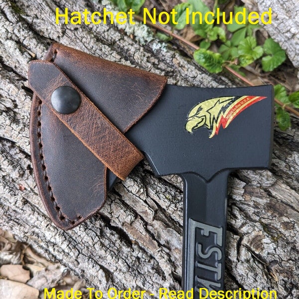 Estwing Camper's Hatchet With Nail Puller Buffalo Leather Sheath (Axe NOT Included)