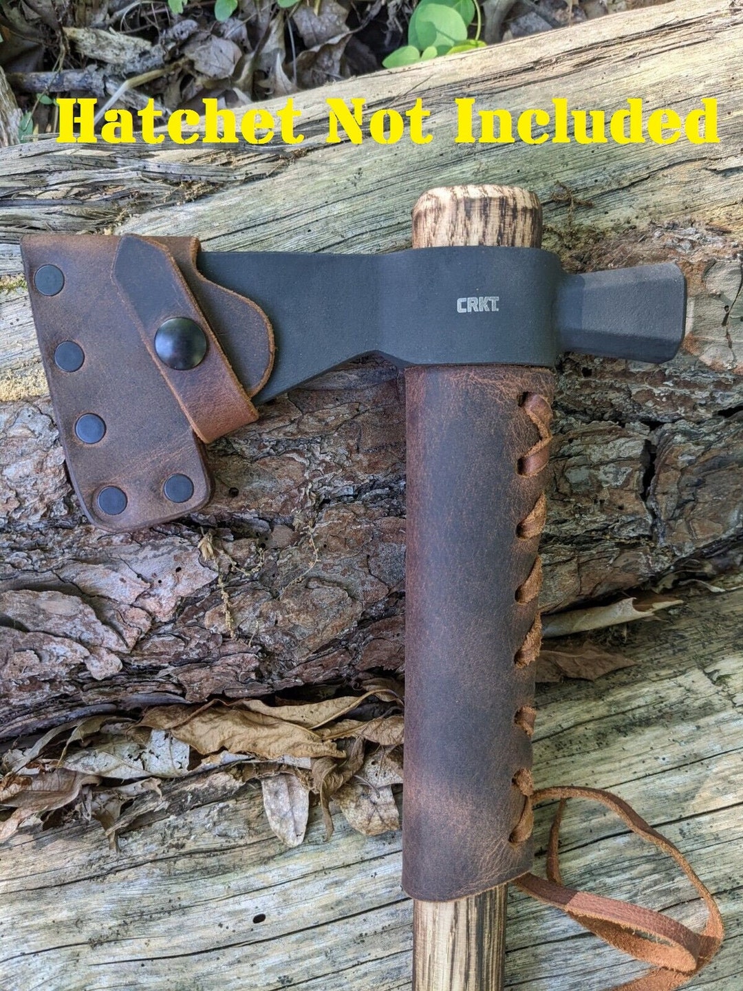 CRKT Chogan Hammer Hatchet Buffalo Leather Sheath Mask (axe NOT
