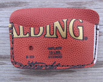 Gridiron Collection Football Leather Two Pocket Card Wallet Case - SP2