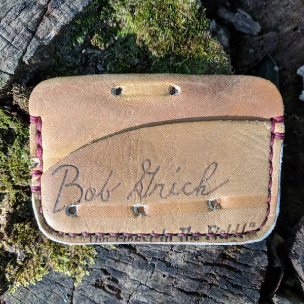 Vintage Baseball Glove Leather Minimalist Two Pocket Card Wallet Case - Bob Grich Orioles Angels