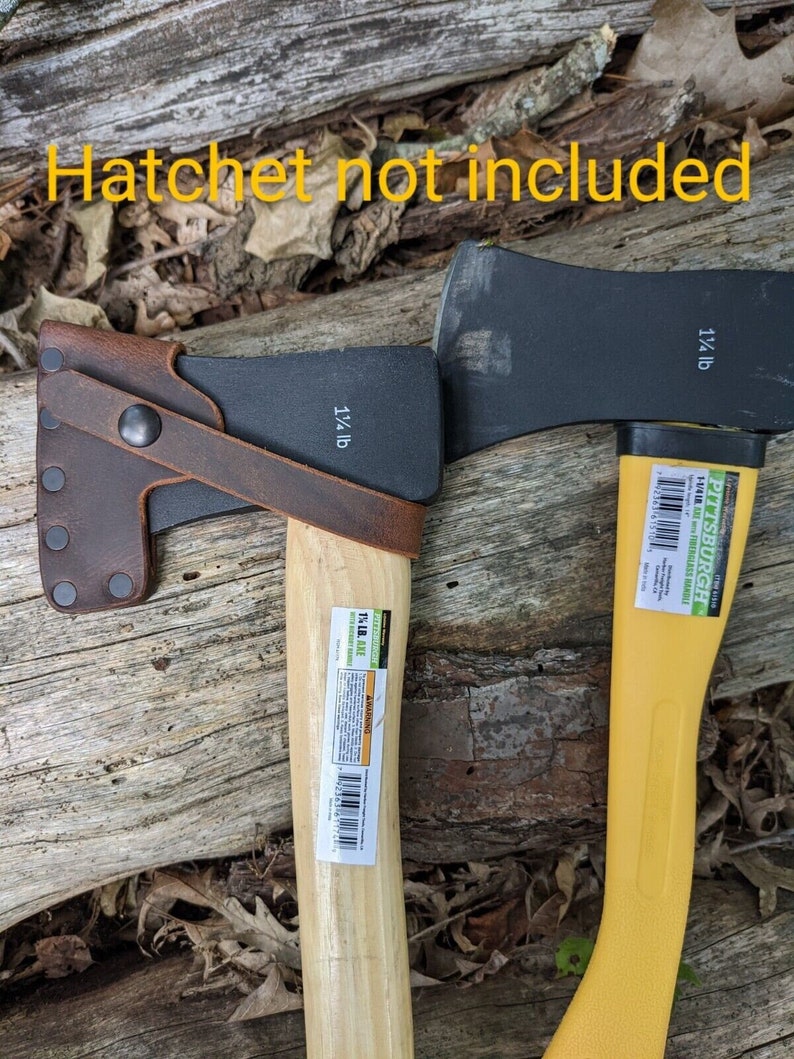 Harbor Freight 1.25lb Hatchet Buffalo Leather Sheath Mask axe Etsy