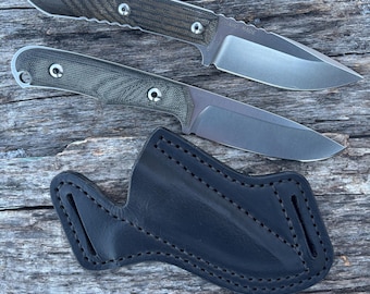 The Fast Draw - Chris Reeve Knives Custom Leather Sheath (Knife Not Included)