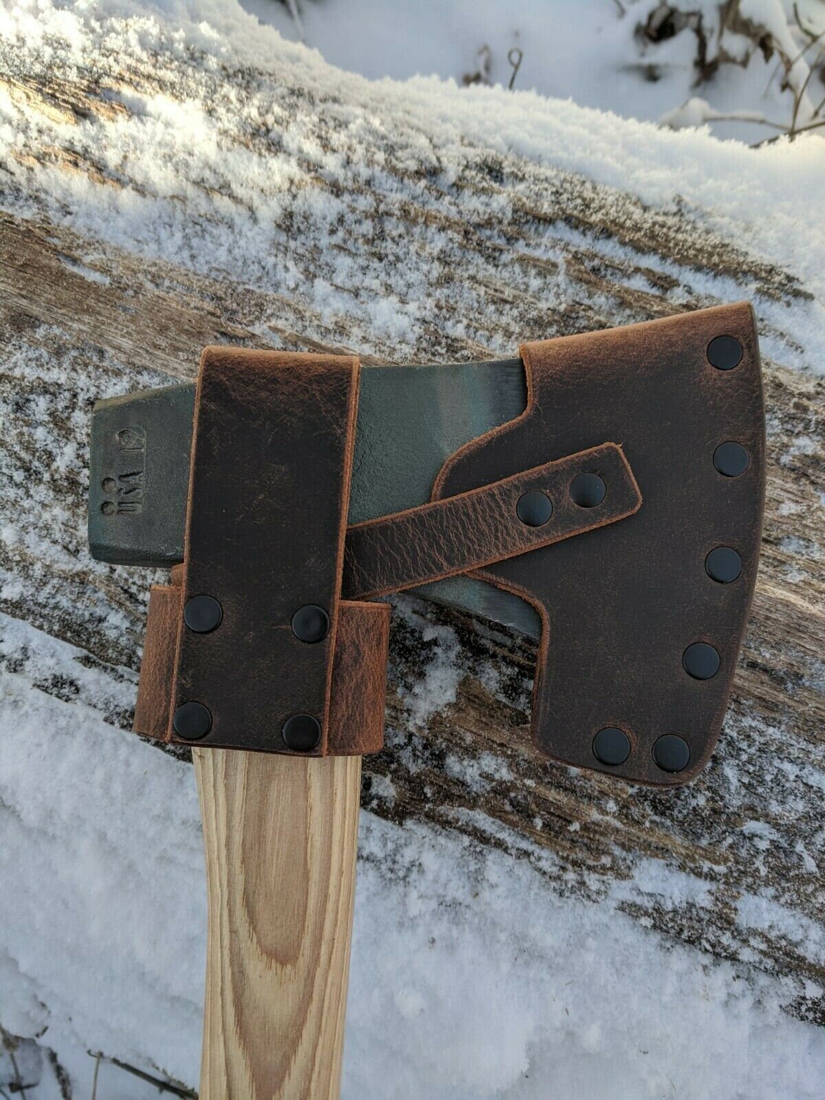 Council Tool Flying Fox Hatchet Buffalo Leather Sheath Mask (axe